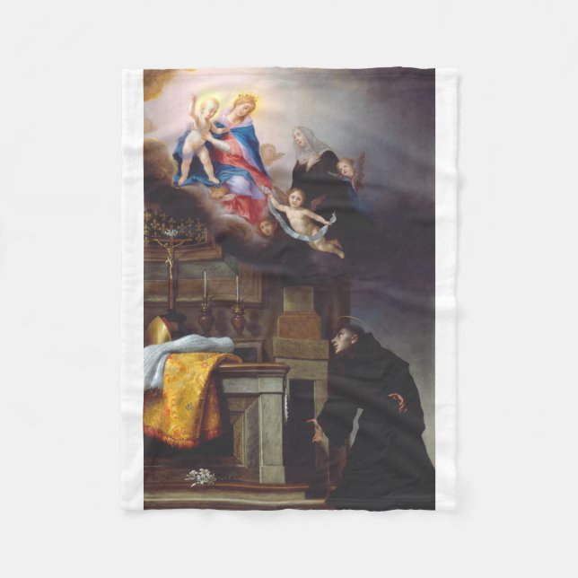 Saint Louis of Toulouse Heavenly Inheritance Art Fleece Blanket (Front)