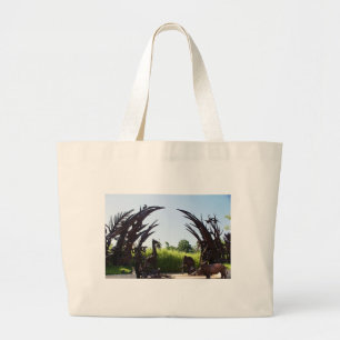 Saint Louis Zoo Sculpture Large Tote Bag