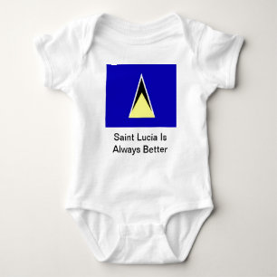 Saint lucia baby bodysuit