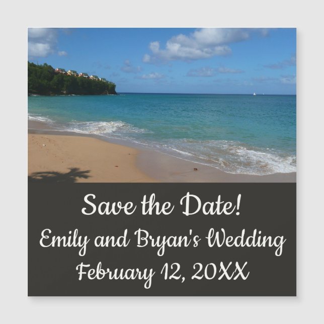 Saint Lucia Beach Tropical Vacation Landscape (Front)