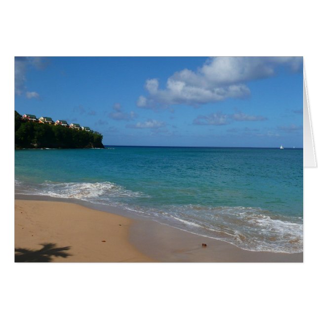 Saint Lucia Beach Tropical Vacation Landscape (Front Horizontal)