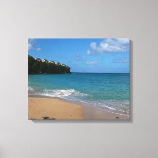 Saint Lucia Beach Tropical Vacation Landscape Canvas Print