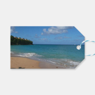 Saint Lucia Beach Tropical Vacation Landscape Gift Tags