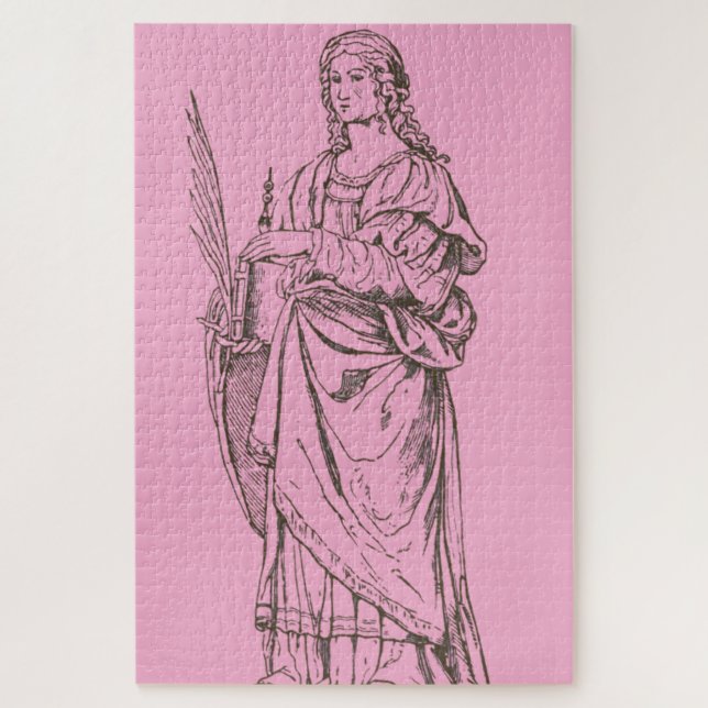 Saint Lucia by Bernardino Luini  Jigsaw Puzzle (Vertical)