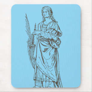 Saint Lucia by Bernardino Luini Mouse Pad
