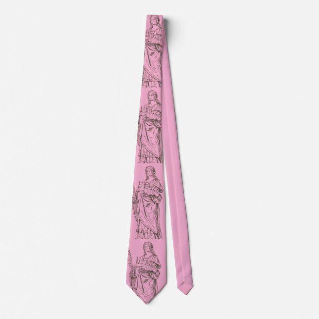 Saint Lucia by Bernardino Luini  Tie (Front)