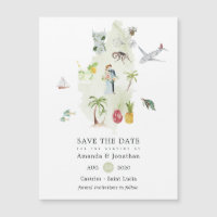 Saint Lucia Destination Wedding Save the Date