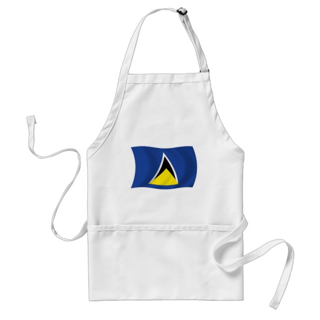 Saint Lucia Flag Apron (Front)