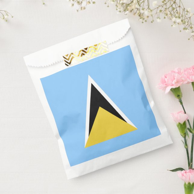 Saint Lucia flag Favour Bags (Sealed)