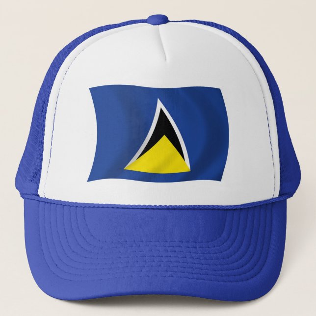 Saint Lucia Flag Hat (Front)