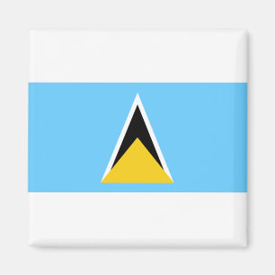 Saint Lucia Flag Magnet