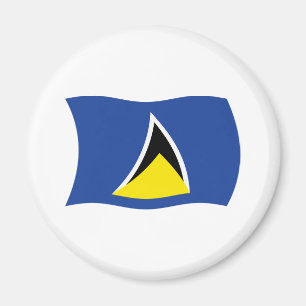 Saint Lucia Flag Magnet