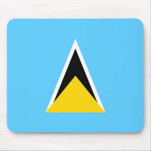 Saint Lucia Flag Mousepad