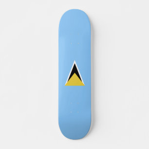 Saint Lucia flag Skateboard