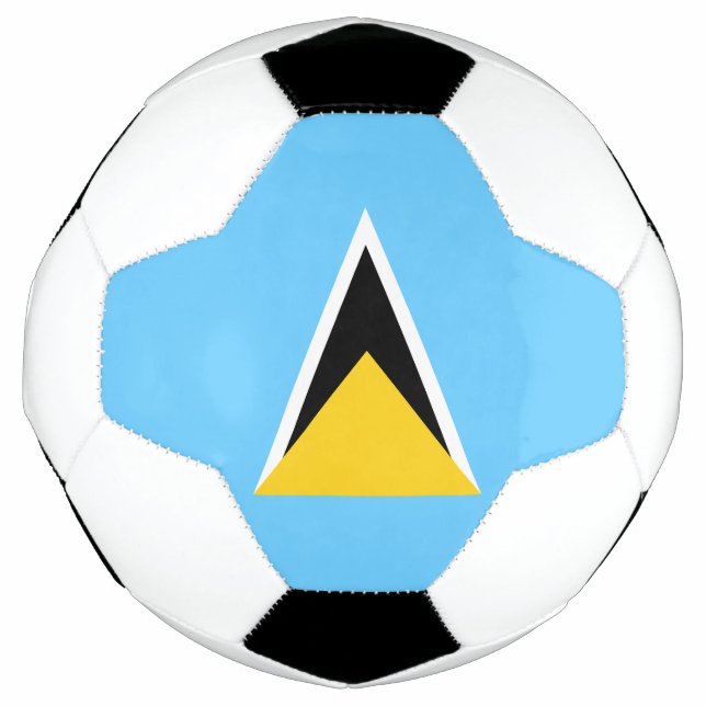 Saint Lucia Flag Soccer Ball (Front)