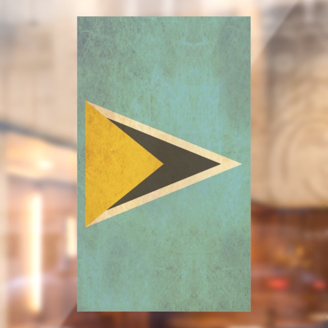 Saint Lucia Flag Vintage Design (Sheet 2)
