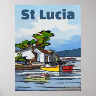 Saint Lucia Island,  Poster
