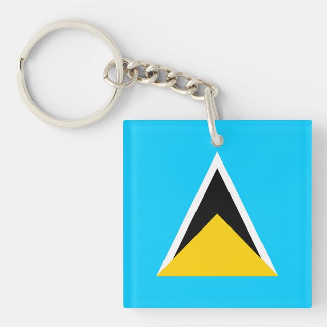 Saint Lucia Key Ring (Front)