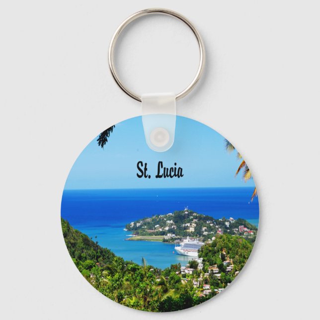 Saint Lucia Key Ring (Front)