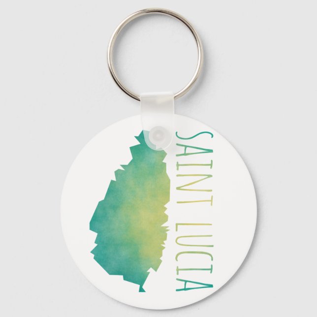 Saint Lucia Key Ring (Front)