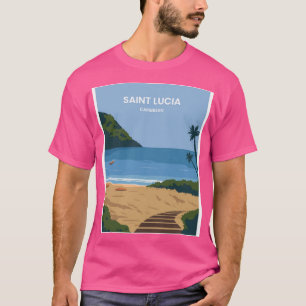 Saint Lucia landscape T-Shirt