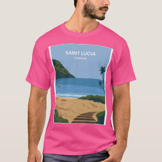 Saint Lucia landscape T-Shirt