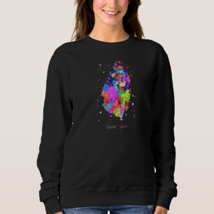 Saint Lucia Map Sweatshirt