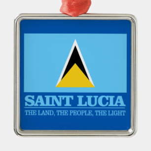 Saint Lucia Metal Tree Decoration