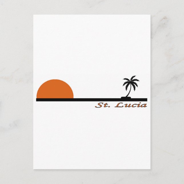 Saint Lucia Postcard (Front)