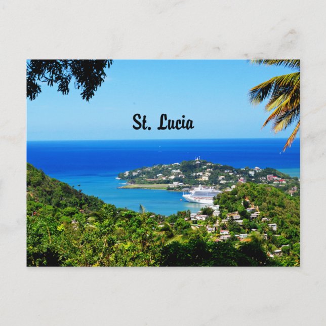 Saint Lucia Postcard (Front)