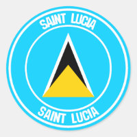 Saint Lucia Round Emblem