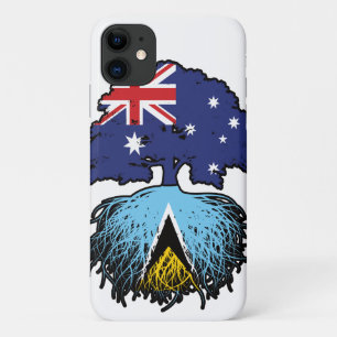 Saint Lucia Saint Lucian Australian Australia Tree Case-Mate iPhone Case