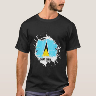 Saint Lucia Splash T-Shirt