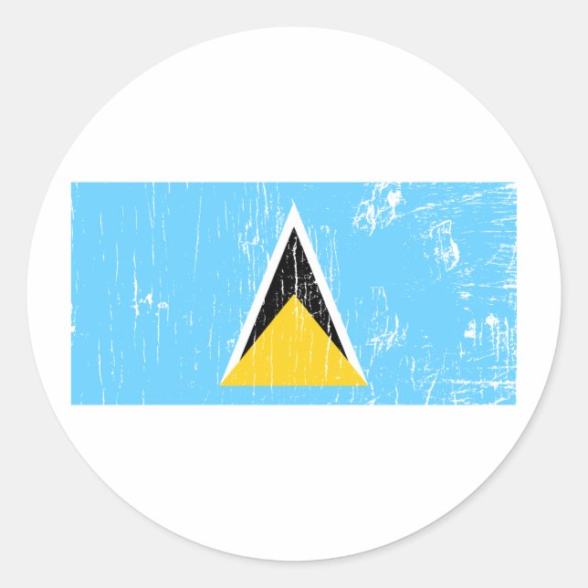 Saint Lucia Sticker (Front)