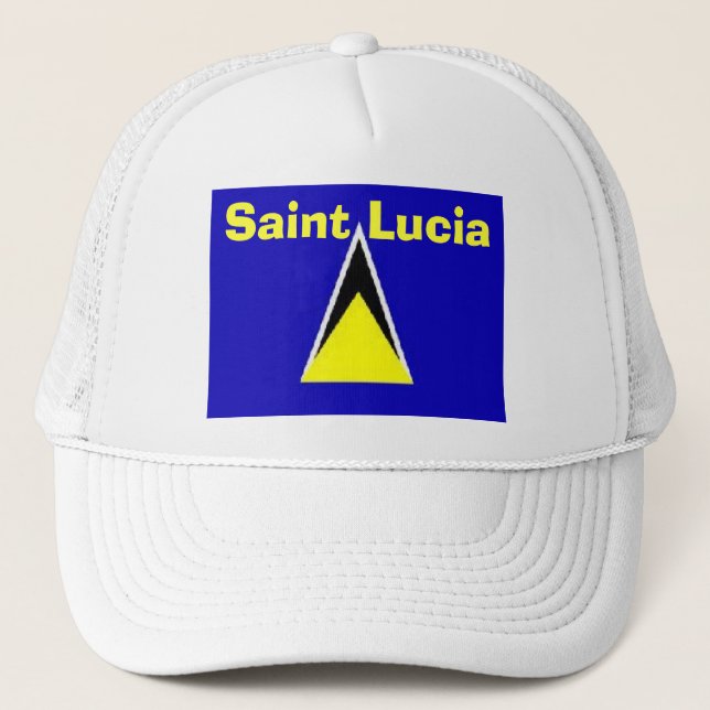 Saint Lucia Trucker Hat (Front)