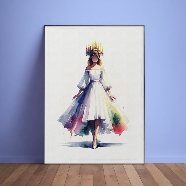 Saint Lucia Watercolor Poster (Creator Uploaded)
