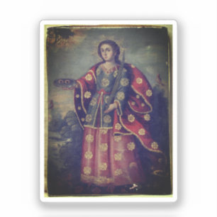 Saint Lucy in the style of Cusco School