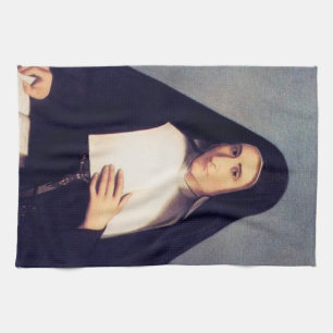 Saint Luigia Poloni Italian Catholic sister Tea Towel
