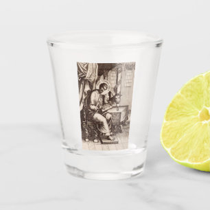 Saint Luke the Evangelist and Apostle Shot Glass