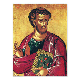 Saint Luke the Evangelist Orthodox icon Photo Print