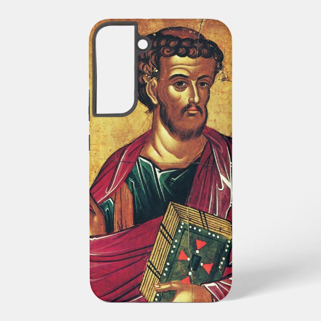 Saint Luke the Evangelist Orthodox icon Samsung Galaxy S22+ Case (Back)