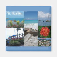 Saint Maarten Photo Collage by Khoncepts