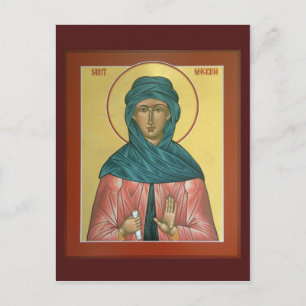 Saint Macrina Prayer Card
