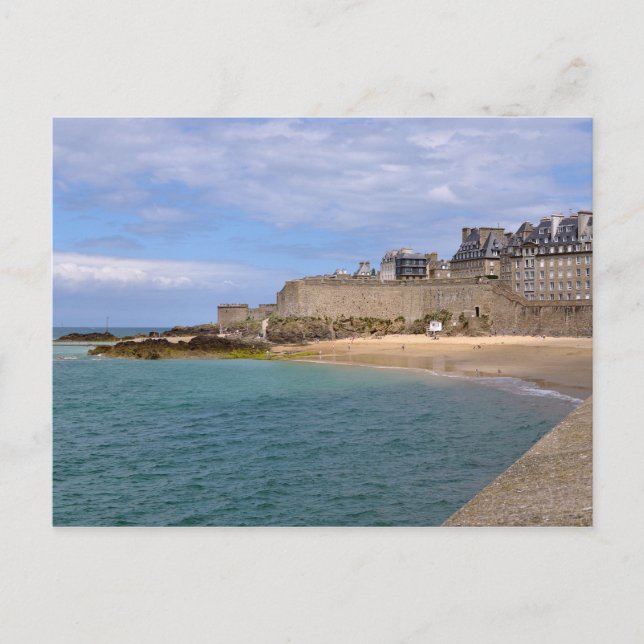 Saint-Malo in France Postcard (Front)