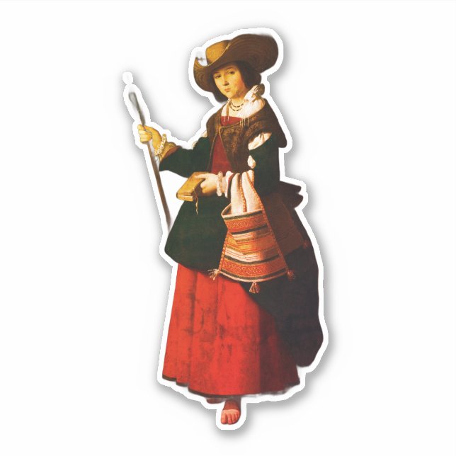 Saint Margaret as a shepherdess (Front)