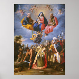 Saint Margaret, Cavaliere d'Arpino Fine Art Poster