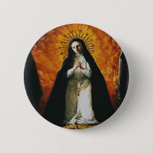 Saint Margaret Mary Alacoque 6 Cm Round Badge