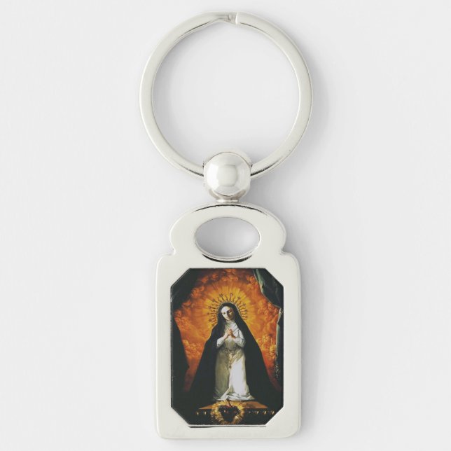 Saint Margaret Mary Alacoque Key Ring (Front)