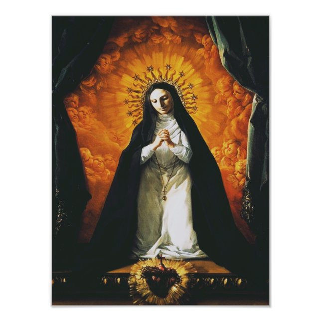 Saint Margaret Mary Alacoque Photo Print (Front)