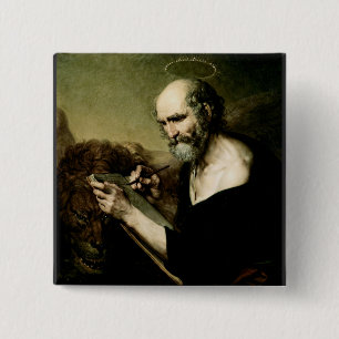 Saint Mark the Evangelist 15 Cm Square Badge